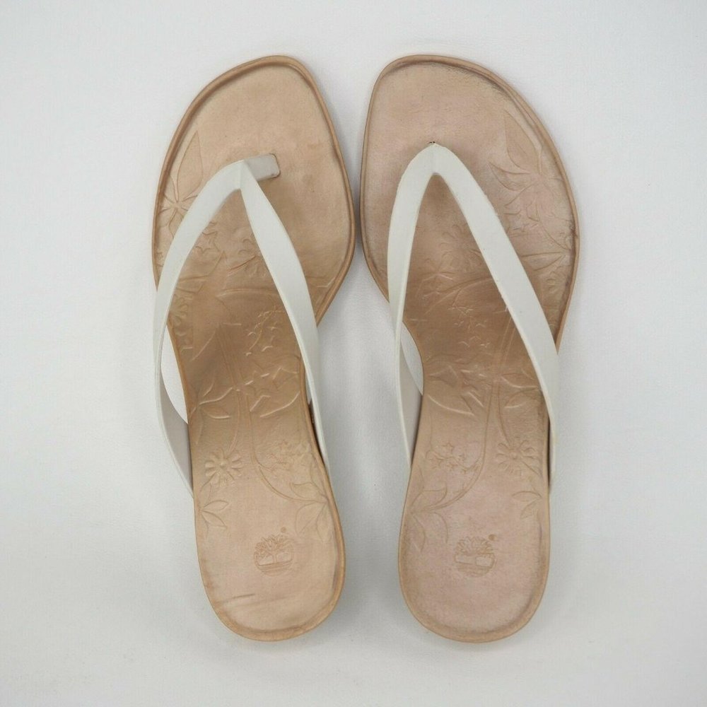 Timberland Flirtatious Thong Womens Sandal White - Picture 6 of 11